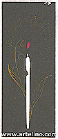 Unknown - Candle and Lily of the Valley Envelope - artelino Art Auctions. Unknown - Candle and Lily of the Valley Envelope