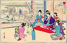 Toshiaki Nakazawa 1864 - 1921 - 47 Ronin - Cherry Blossoms - artelino Art Auctions. Toshiaki Nakazawa 1864 - 1921 - 47 Ronin - Cherry Blossoms