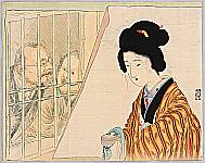 Eisen Tomioka 1864-1905 - Conversation - artelino Art Auctions. Eisen Tomioka 1864-1905 - Conversation