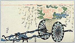 Shunsen Katsukawa 1762-1830 - Flower Cart - artelino Art Auctions. Shunsen Katsukawa 1762-1830 - Flower Cart