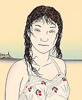 Ryusei Okamoto born 1949 - Mid Summer - First Love # 27 - artelino Art Auctions. Ryusei Okamoto born 1949 - Mid Summer - First Love # 27