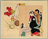 Eisen Tomioka 1864-1905 - Mushroom Hunting - artelino Art Auctions. Eisen Tomioka 1864-1905 - Mushroom Hunting