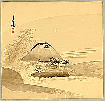Gekko Ogata 1859-1920 - Watermill - artelino Art Auctions. Gekko Ogata 1859-1920 - Watermill