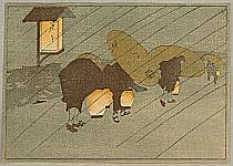 Bertha Lum 1869-1954 - Against the Wind and Rain - artelino Art Auctions. Bertha Lum 1869-1954 - Against the Wind and Rain