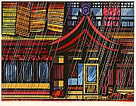 Clifton Karhu 1927-2007 - Miyagawacho District - artelino Art Auctions. Clifton Karhu 1927-2007 - Miyagawacho District
