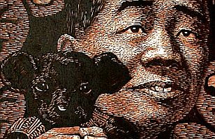 Wen Mujiang born 1970 - Man with Dog No. 1
