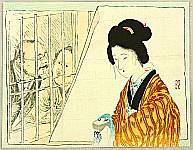 Eisen Tomioka 1864-1905 - Conversation - artelino Art Auctions. Eisen Tomioka 1864-1905 - Conversation