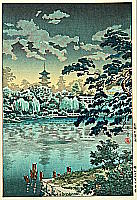 Koitsu Tsuchiya 1870-1949 - Shinobazu Pond - artelino Art Auctions. Koitsu Tsuchiya 1870-1949 - Shinobazu Pond