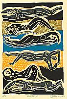 Yoko Tanaka born 1947 - Thinking - artelino Art Auctions. Yoko Tanaka born 1947 - Thinking