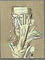 Seiji Togo born 1897 - Crying Man - artelino Art Auctions. Seiji Togo born 1897 - Crying Man