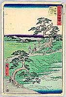 Hiroshige Ando 1797-1858 - Chiryu - Upright Tokaido