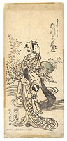 Shigemasa Kitao 1739-1820 - Beauty in a Garden - artelino Art Auctions. Shigemasa Kitao 1739-1820 - Beauty in a Garden