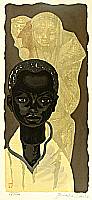 Junichiro Sekino 1914-1988 - Boy and Villagers - artelino Art Auctions. Junichiro Sekino 1914-1988 - Boy and Villagers