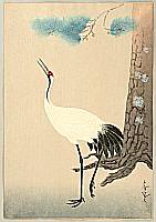 Bakufu Ono 1888-1976 - Crane and Pine - artelino Art Auctions. Bakufu Ono 1888-1976 - Crane and Pine