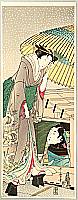 Utamaro Kitagawa 1750-1806 - Lovers on a Snowy Day - artelino Art Auctions. Utamaro Kitagawa 1750-1806 - Lovers on a Snowy Day