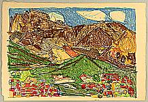 Hideo Nishiyama born 1911 - Unzen National Park - artelino Art Auctions. Hideo Nishiyama born 1911 - Unzen National Park