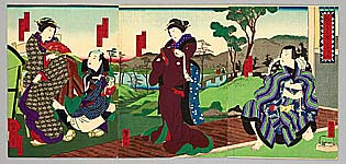 Yoshitaki Utagawa 1841-1899 - Chushingura Act.6 - Kabuki - artelino Art Auctions. Yoshitaki Utagawa 1841-1899 - Chushingura Act.6 - Kabuki