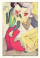 Yuji Hiratsuka born 1954 - Gossip - artelino Art Auctions. Yuji Hiratsuka born 1954 - Gossip
