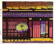 Clifton Karhu 1927-2007 - Gion District - artelino Art Auctions. Clifton Karhu 1927-2007 - Gion District
