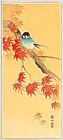 Sozan Ito 1884-? - Blue Bird in Autumn - artelino Art Auctions. Sozan Ito 1884-? - Blue Bird in Autumn
