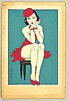 Unknown - Beauty in 1920s - artelino Art Auctions. Unknown - Beauty in 1920s