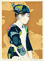 Ryusei Okamoto born 1949 - Summer Festival - Children of Asia - artelino Art Auctions. Ryusei Okamoto born 1949 - Summer Festival - Children of Asia