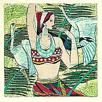 Hao Ping born 1952 - Crane Dance in Spring Breeze
