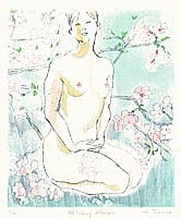 Shigeko Inoue born 1945 - Cherry Blossoms - 1 / 30 - artelino Art Auctions. Shigeko Inoue born 1945 - Cherry Blossoms - 1 / 30