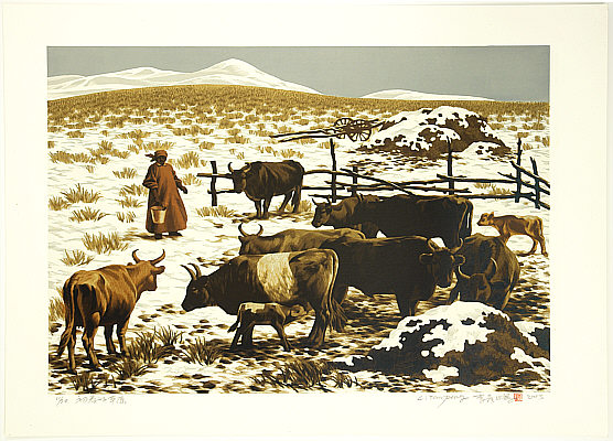 By Li Yanpeng - Chinese Woodblock Print