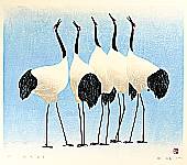 Hao Boyi born 1938 - Cranes Sing for Harbinger of Spring