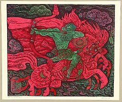 Han Daiqin born 1963 - Arigewulanhonggeer - artelino Art Auctions. Han Daiqin born 1963 - Arigewulanhonggeer