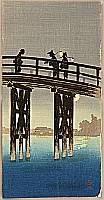 Hiroaki Takahashi 1871-1945 - Bridge at Night - artelino Art Auctions. Hiroaki Takahashi 1871-1945 - Bridge at Night