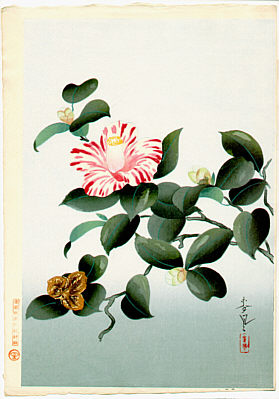 Bakufu Ono 1888-1976 - Camellia - artelino Art Auctions. Bakufu Ono 1888-1976 - Camellia