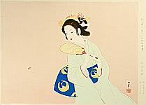 Shoen Uemura 1875-1949 - Evening in the Early Summer - artelino Art Auctions. Shoen Uemura 1875-1949 - Evening in the Early Summer