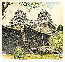 Brian Williams born 1950 - Kaze Kaoru Shiro (Spring Breeze - Cormorant Castle) - artelino Art Auctions. Brian Williams born 1950 - Kaze Kaoru Shiro (Spring Breeze - Cormorant Castle)