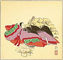 Hoitsu Sakai 1761-1828 - Twelve Layered Kimono - artelino Art Auctions. Hoitsu Sakai 1761-1828 - Twelve Layered Kimono