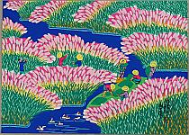 Cheng Minsheng born 1943 - Pick the Reed Leaves