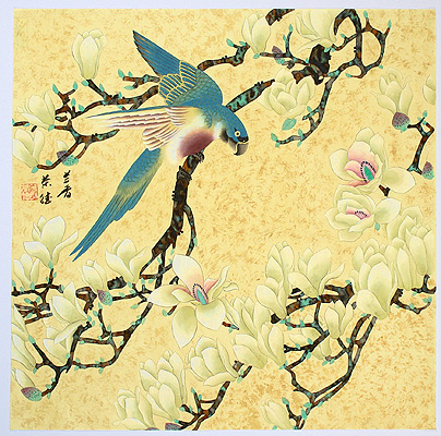 Li Rongde born 1956 - Yulan Flower Fragrance - artelino Art Auctions. Li Rongde born 1956 - Yulan Flower Fragrance