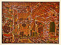 Zhang Xiaochun born 1959 - Red Bamboo House