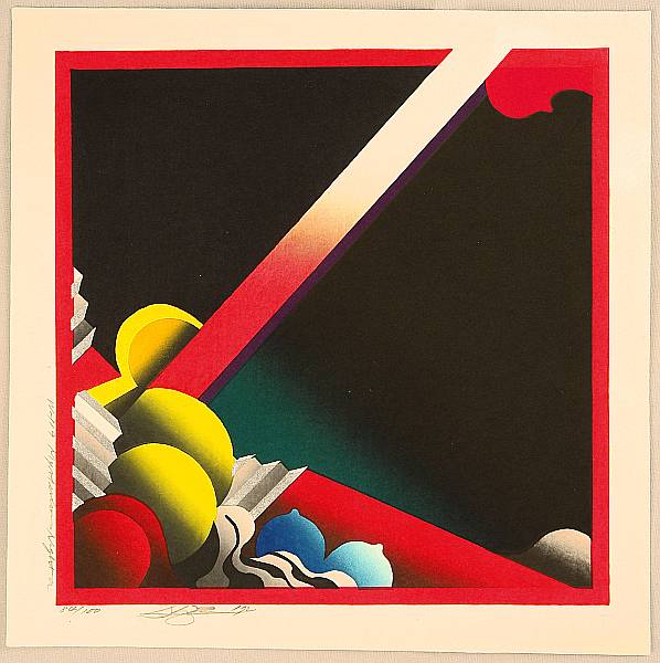 Akira Kurosaki born 1937 - Mysterious Night - artelino Art Auctions. Akira Kurosaki born 1937 - Mysterious Night