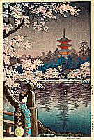 Koitsu Tsuchiya 1870-1949 - Ueno Park - artelino Art Auctions. Koitsu Tsuchiya 1870-1949 - Ueno Park