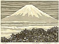 Fumio Fujita born 1933 - Snow Capped Mt. Fuji - artelino Art Auctions. Fumio Fujita born 1933 - Snow Capped Mt. Fuji
