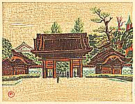 Masao Maeda 1904-1974 - Recollections of Tokyo - Red Gate - artelino Art Auctions. Masao Maeda 1904-1974 - Recollections of Tokyo - Red Gate