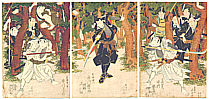 Hokushu Shunkosai active ca. 1810-1832 - Kado Katakiuchi Sozenji Baba - artelino Art Auctions. Hokushu Shunkosai active ca. 1810-1832 - Kado Katakiuchi Sozenji Baba