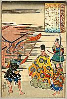Kuniyoshi Utagawa 1797-1861 - One Hundred Poems by One Hundred Poets - Shunzei