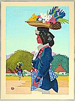 Toshiro Maeda 1904-1990 - Woman from Ohara - artelino Art Auctions. Toshiro Maeda 1904-1990 - Woman from Ohara