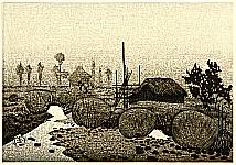 Gihachiro Okuyama 1907-1981 - Hazy Day - artelino Art Auctions. Gihachiro Okuyama 1907-1981 - Hazy Day