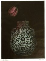 Sun Jiao born 1956 - Blue Flower No. 12 - artelino Art Auctions. Sun Jiao born 1956 - Blue Flower No. 12