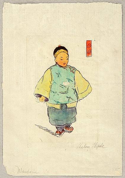 Mandarin - Helen Hyde - 1868-1919