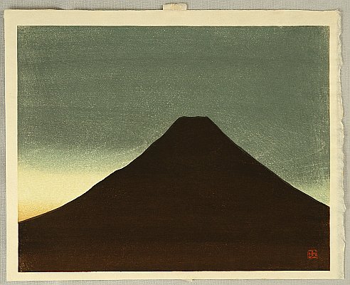 Masao Maeda 1904-1974 - Mt Fuji in the Morning - artelino Art Auctions. Masao Maeda 1904-1974 - Mt Fuji in the Morning